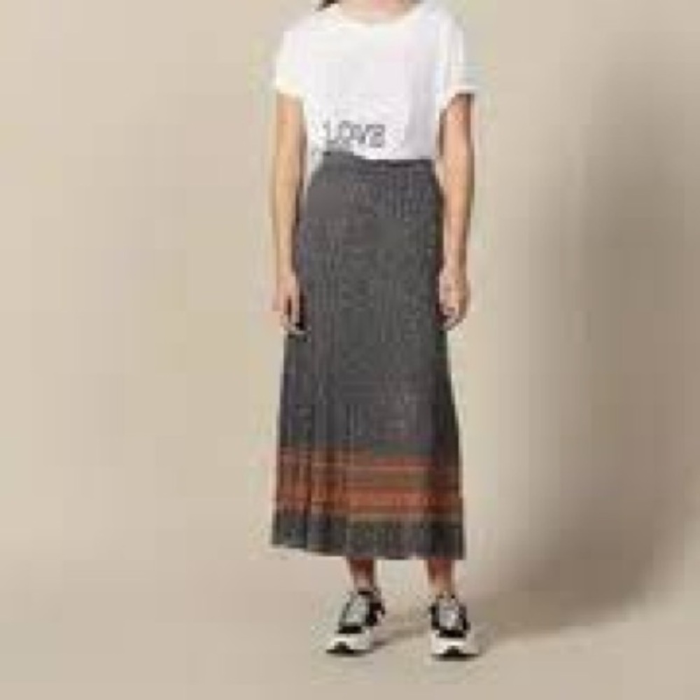 Sandro knit maxi skirt
